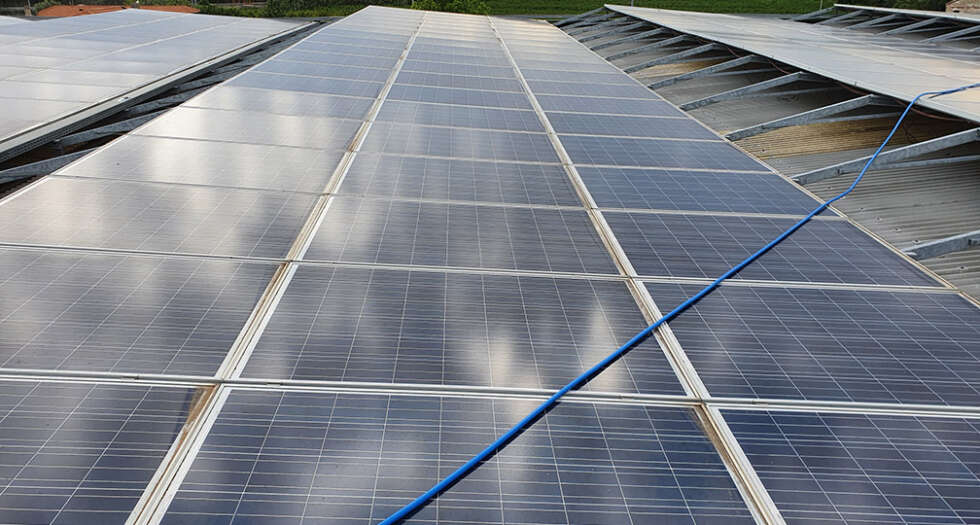 Lavaggio impianto fotovoltaico Marche