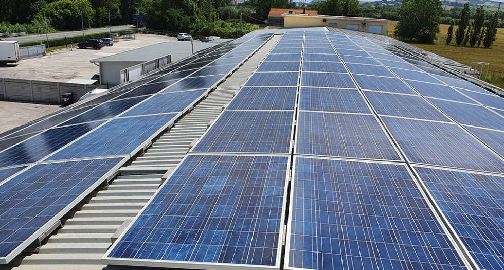 Lavaggio impianti fotovoltaici Marche